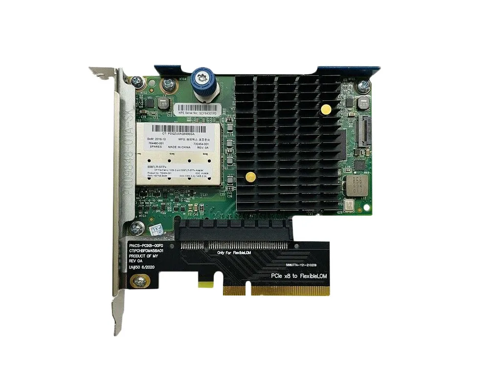 HP 556FLR-SFP+ 2 x Ports 10GbE SFP+ Network Adapter Card for Gen8-10